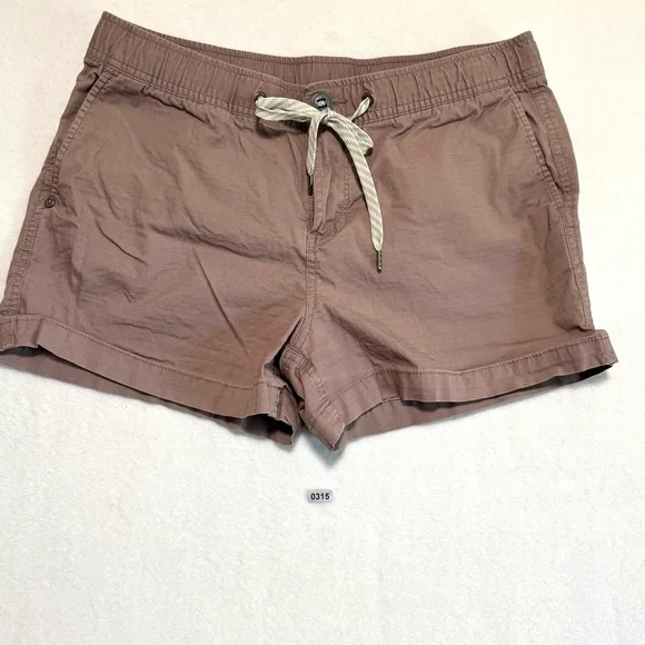 Vuori Vintage Ripstop Women’s Short Mauve Hazel Brown Size M - Picture 12 of 13